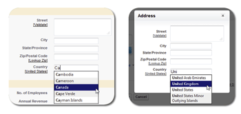 CountryComplete screenshot
