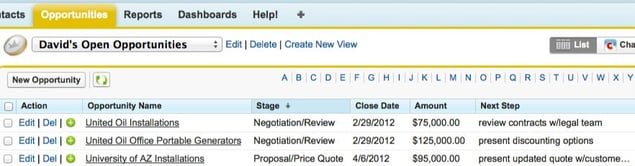 Opportunity Next Step