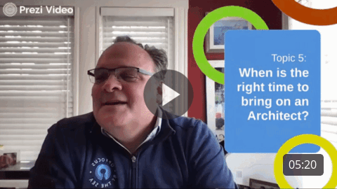 Edit When is the right time to bring on an Architect? Panel Takeaways