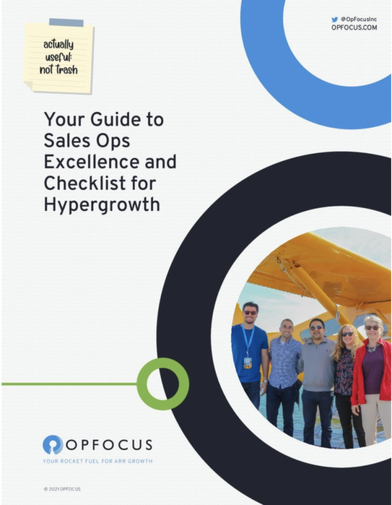 Advanced Sales Ops: 4 resources for scaling excellence - an operations guide from OpFocus